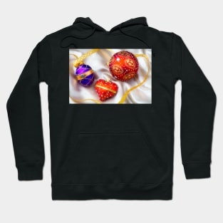 Christmas Heart And Beautiful Ornaments Hoodie